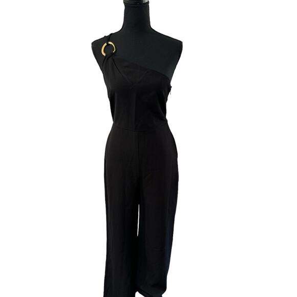 NWT! Line & Dot Vaughn Sleek Jumpsuit in Black - Size Small - Picture 10 of 15